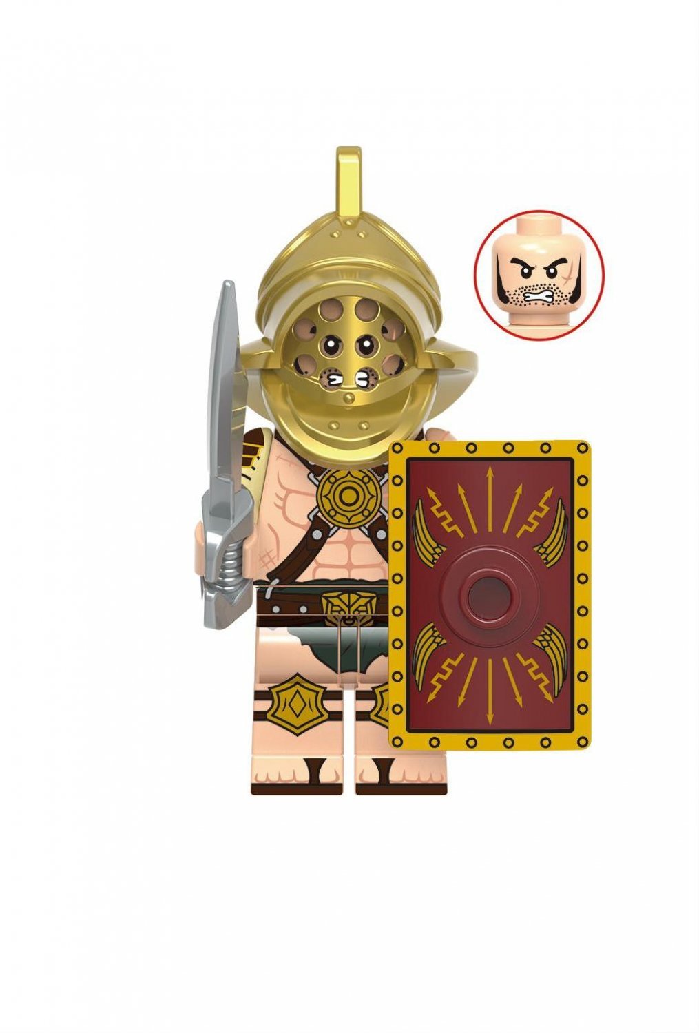 Roman Gladiator Roman Minifigures Block Toys