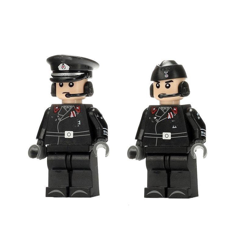 2pcs Germany Tank soldier Tank Sets Minifigures Block Toys