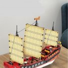 The Middle Ages Europe Carrack Sailboat Europe Sailboat Sets Minifigures Toys