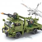 Unmanned Aerial Vehicle launcher truck Military Drones Set Minifigures Block Toy