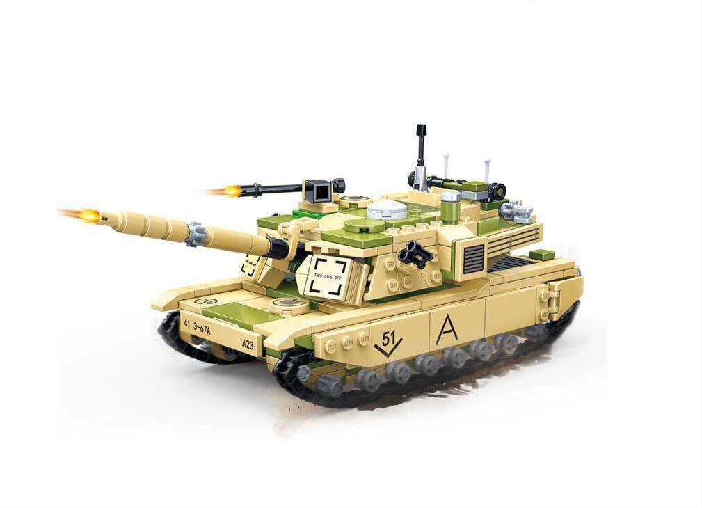 4in1 Tank Heavy Tank Lighter Tank Tank Set Minifigures Block Toys