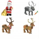 2021 Christmas Santa Claus Christmas Reindeer Christmas gift Minifigures Toys