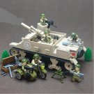 M7Priest self-propelled artillery Tank force WW2 Tank Set Minifigures Block Toys