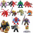12pcs Big Venom 2 Thanos Spider-Man Super Heroes Set Minifigures Block Toys