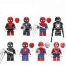 Black Red Spider-Man Aunt Mei Spider-Man game Spider-Man Set Minifigures
