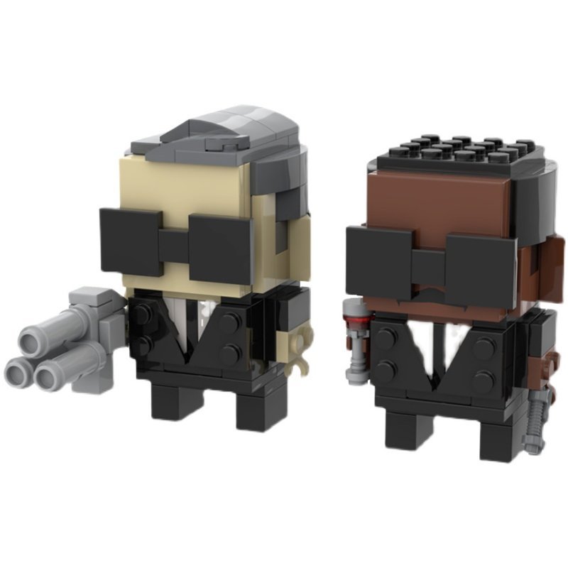 Men in Black Agent K James Edwards Brickheadz Sets Minifigures Block Toys