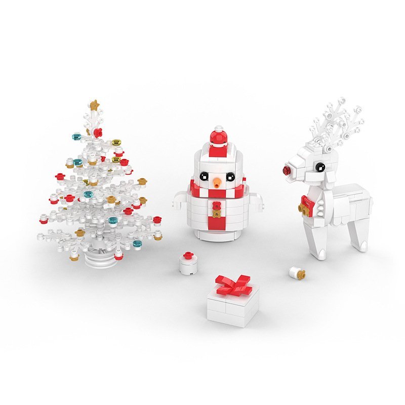 Christmas Snowman Snow Reindeer Snow Christmas tree Christmas Set Minifigures