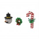 Snowman Christmas Wreaths Christmas candy jewelry Christmas Set Minifigures Toys