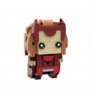 Wanda Scarlet Witch Big head Superhero Minifigures Block Toys