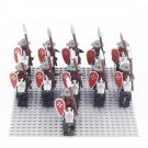 11pcs Knights Hospitaller Medieval Knights Set Minifigures Block Toys