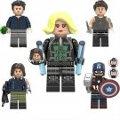 Black Widow Robert Bruce Banner Winter Soldier New Super Heroes Set Minifigures