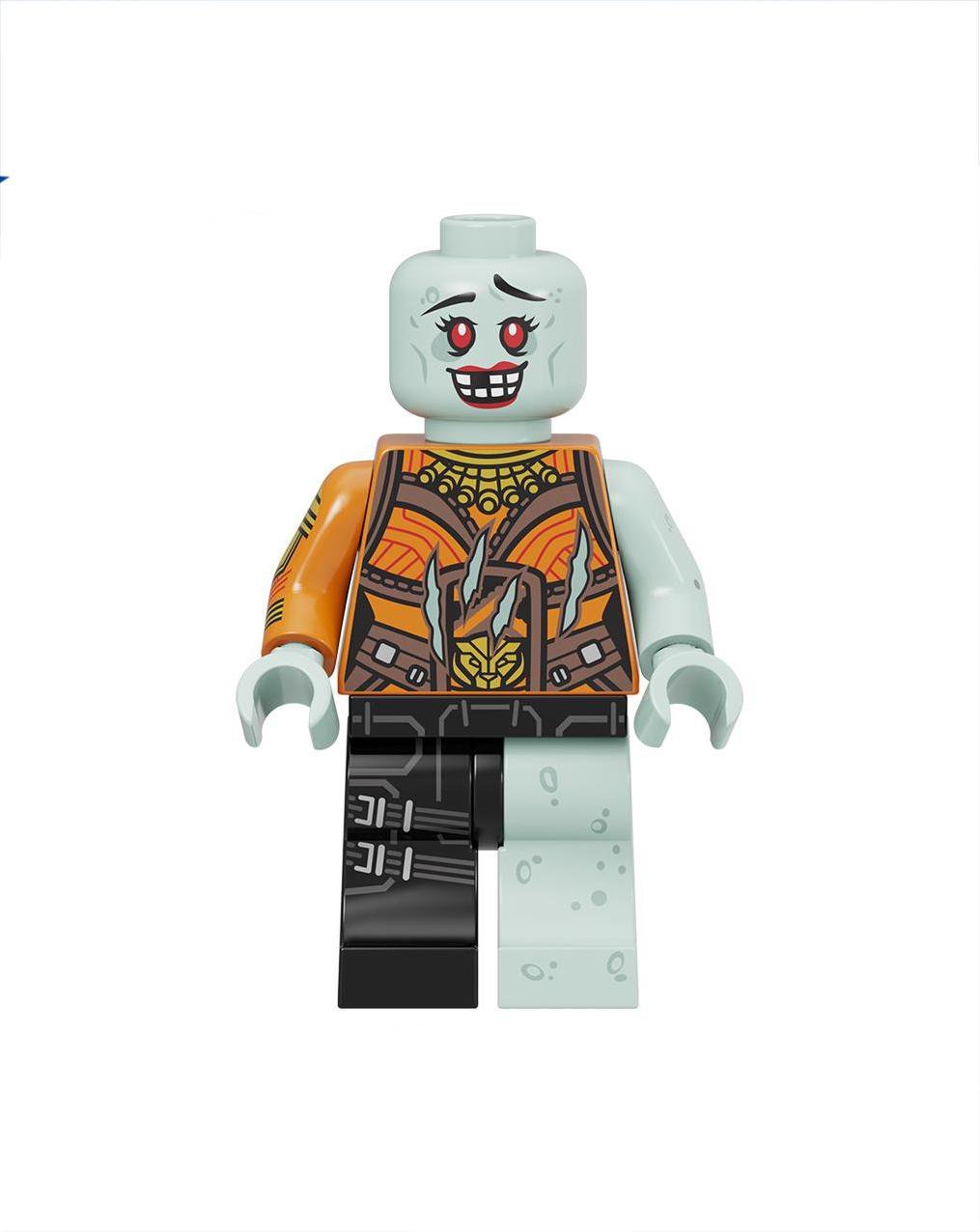 Zombie Okoye Black Panther Minifigures Block Toys