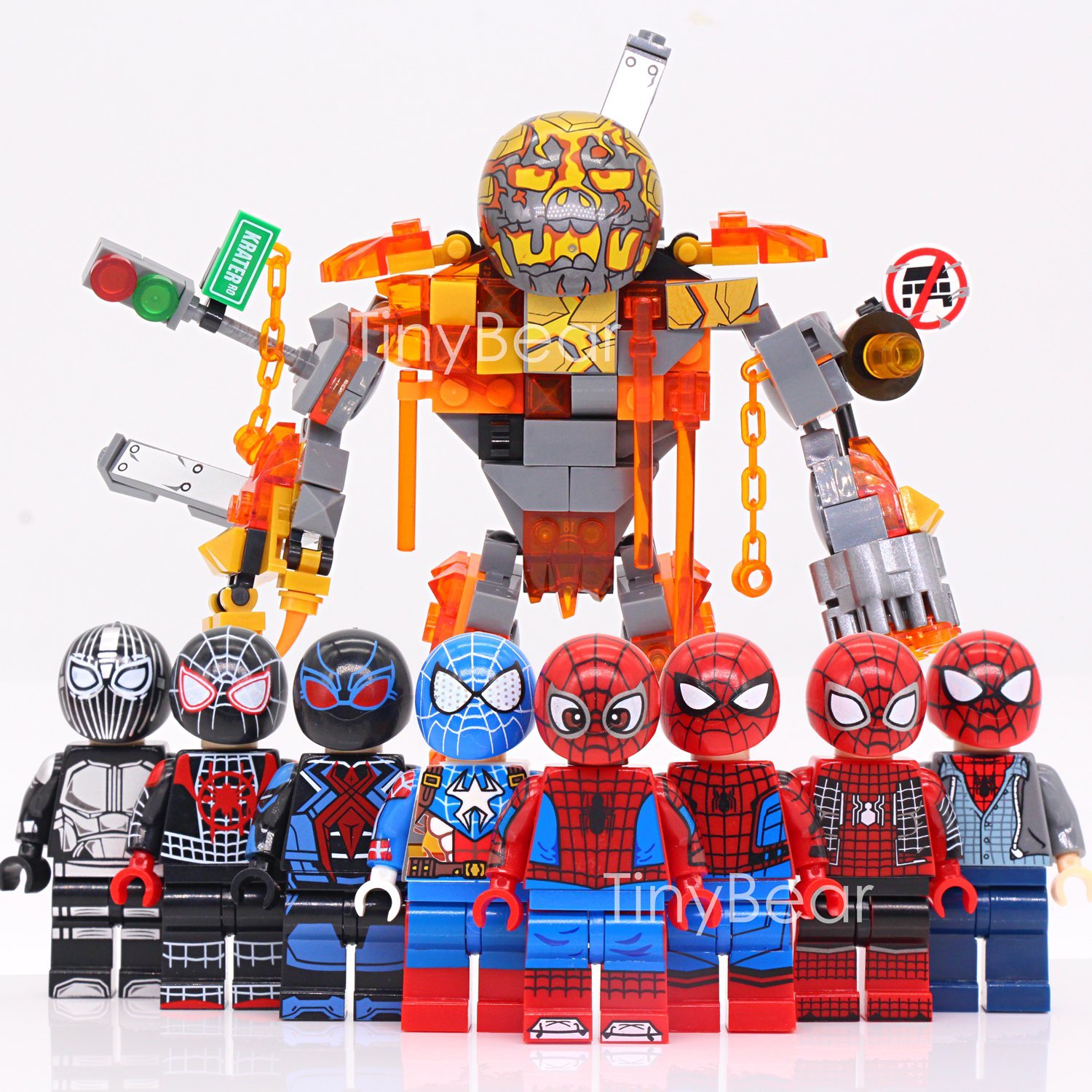 Spider-Man No Way Home Spider Man Mecha Toy Minifigures Block Toys