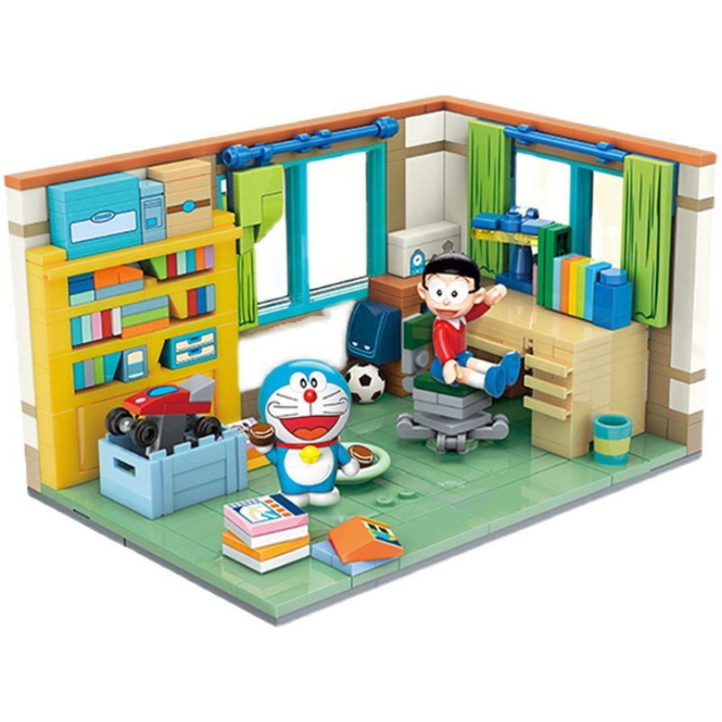 Nobita Nobi Room Doraemon Sets Minifigures Block Toys