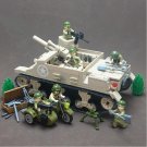 WW2 America Band of Brothers Motorcycle M7Priest America troops Set Minifigures