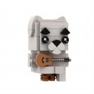 Guitarist Bear Big head Toy Minifigures Block Toys