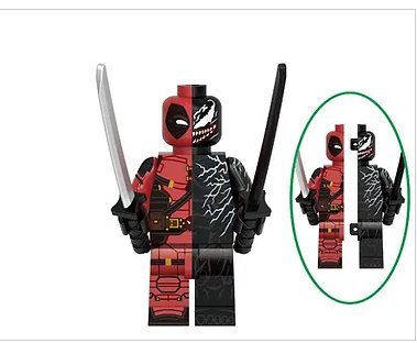 Venompool Deadpool Venom Marvel Comic Minifigure Block Toys