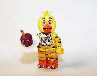 Chica First Five Nights At Freddy's Movie Minifigure Block Toys