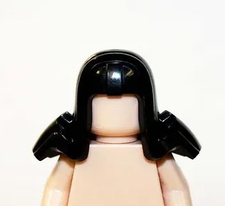 Black Armor Hood Minifigure Block Toys
