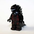 Godzilla Black and Red Monster Horror Minifigure Block Toys