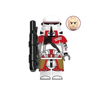 Shock Airborne Paratrooper Clone Trooper Star Wars Minifigure Block Toys