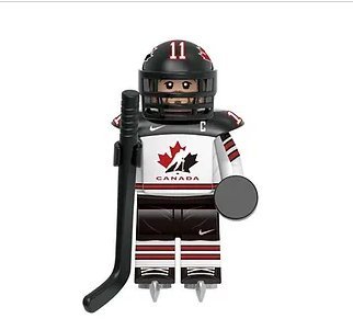 Hockey Player Canada Team Minifigure Block Toys