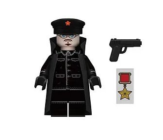 Russian Cold War Agent Minifigure Block Toys
