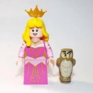 Princess Aurora Sleeping Beauty Disney Cartoon Minifigure Block Toys