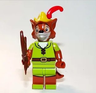 Robin Hood Lion Disney Cartoon Minifigure Block Toys