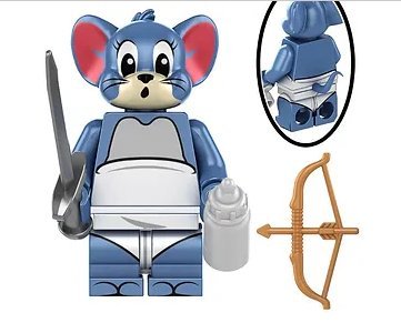 Tuffy Tom Jerry Cartoon Minifigure Block Toys