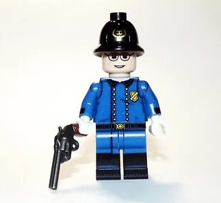 Police Officer Constable Wild West Movie Minifigure Block Toys