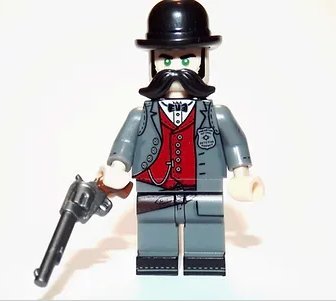 Bat Masterson Marshal Dodge City Wild West movie Minifigure Block Toys