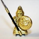Samurai Warrior Gold Armored Knight Soldier Rare Minifigure Block Toys