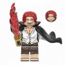 Shanks One Piece Cartoon TV Show Anime Minifigure Block Toys