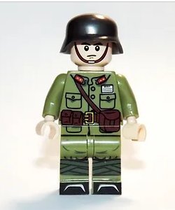 Chinese WW2 Soldier Army Military Minifigure Block Toys