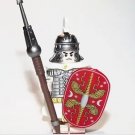 Roman legionary with Parma Shield Soldier Minifigure Block Toys