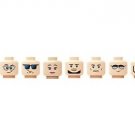 Customizing Head Set D DIY Minifigure Block Toys