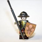 Militia Soldier Knight Castle with Pike Minifigure Block Toys