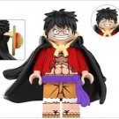 Luffy in cape V2 One Piece Cartoon TV Show Anime Minifigure Block Toys