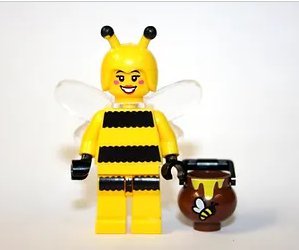 Bumble Bee Girl Minifigure Block Toys