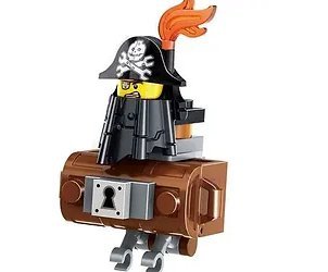 Metalbeard Pirate Cartoon Captain Minifigure Block Toys