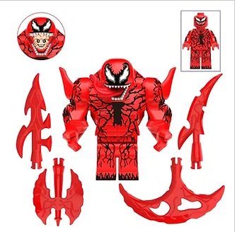 Carnage Deluxe Marvel Comic Spider-Man Minifigure Block Toys