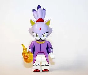 Blaze the Cat Sonic Hedgehog Movie Minifigure Block Toys