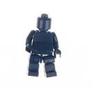 Super Posable Dark Blue Blank Plain DIY Minifigure Block Toys