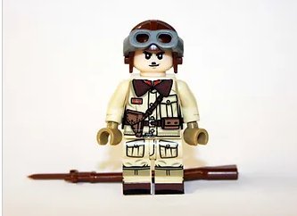 Japanese Zero Pilot Army WW2 Minifigure Block Toys