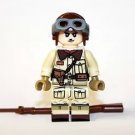 Japanese Zero Pilot Army WW2 Minifigure Block Toys