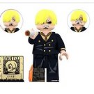 Sanji V2 One Piece Cartoon TV Show Anime Minifigure Block Toys