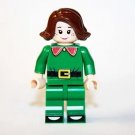 Christmas Santa Elf Girl Minifigure Block Toys