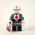 German Doctor Medic WW2 Army Minifigure Block Toys