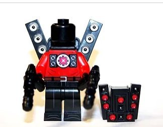 Titan Large Spearker Toilet Man Skibidi Cartoon Minifigure Block Toys